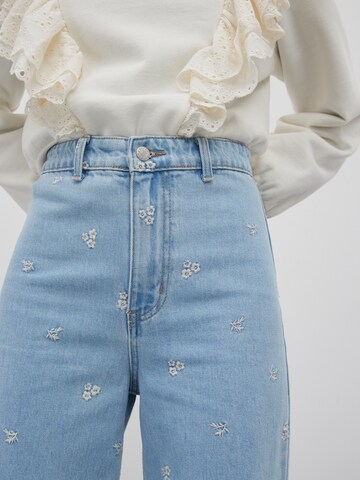 EDITED Wide leg Jeans 'Chrissy' in Blue
