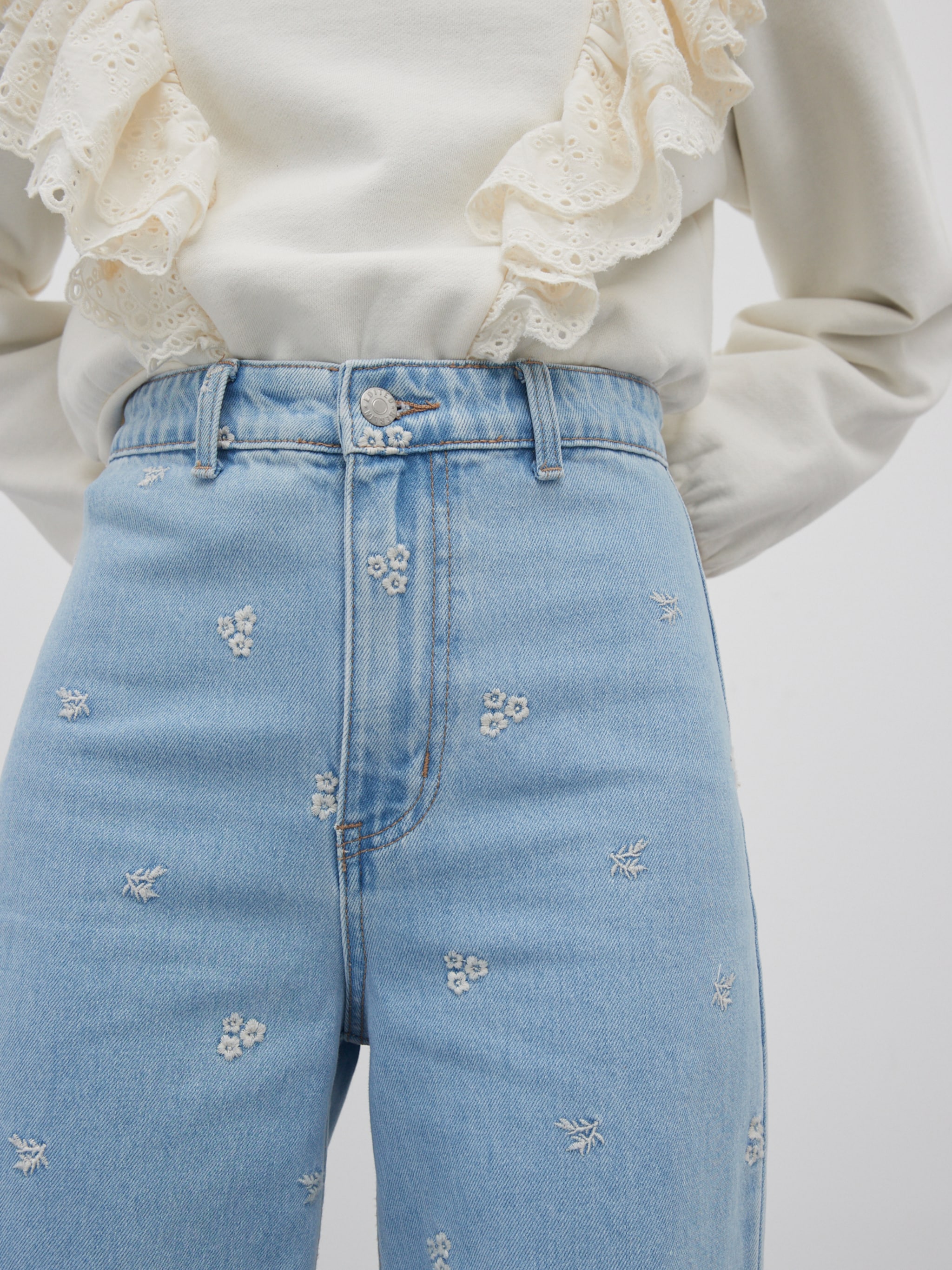 EDITED Producten Jeans 'Chrissy' Blauw denim