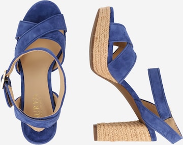 Sandales 'SASHA' Lauren Ralph Lauren en bleu