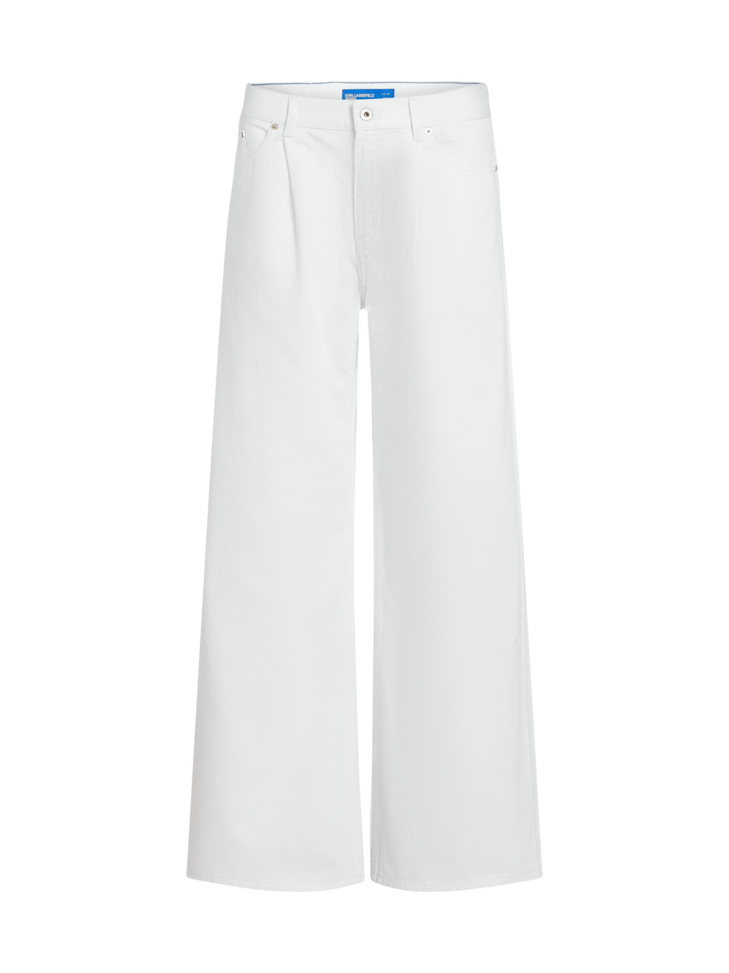 KARL LAGERFELD JEANS Jean à pince en blanc denim, Vue avec produit