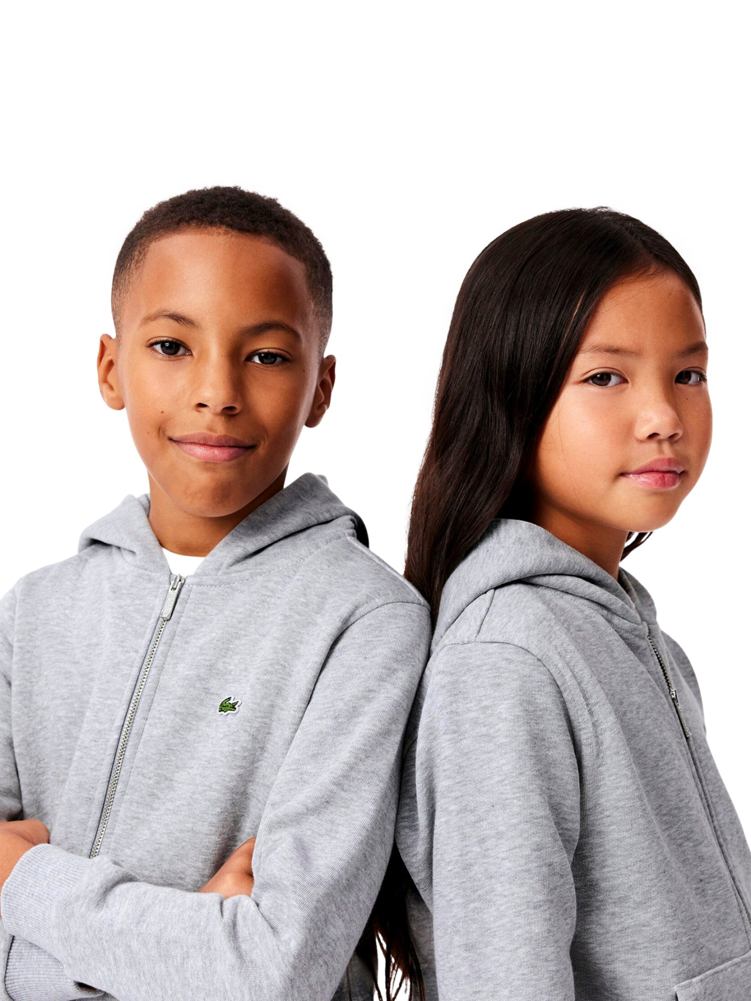 LACOSTE Sweat jacket in Grey