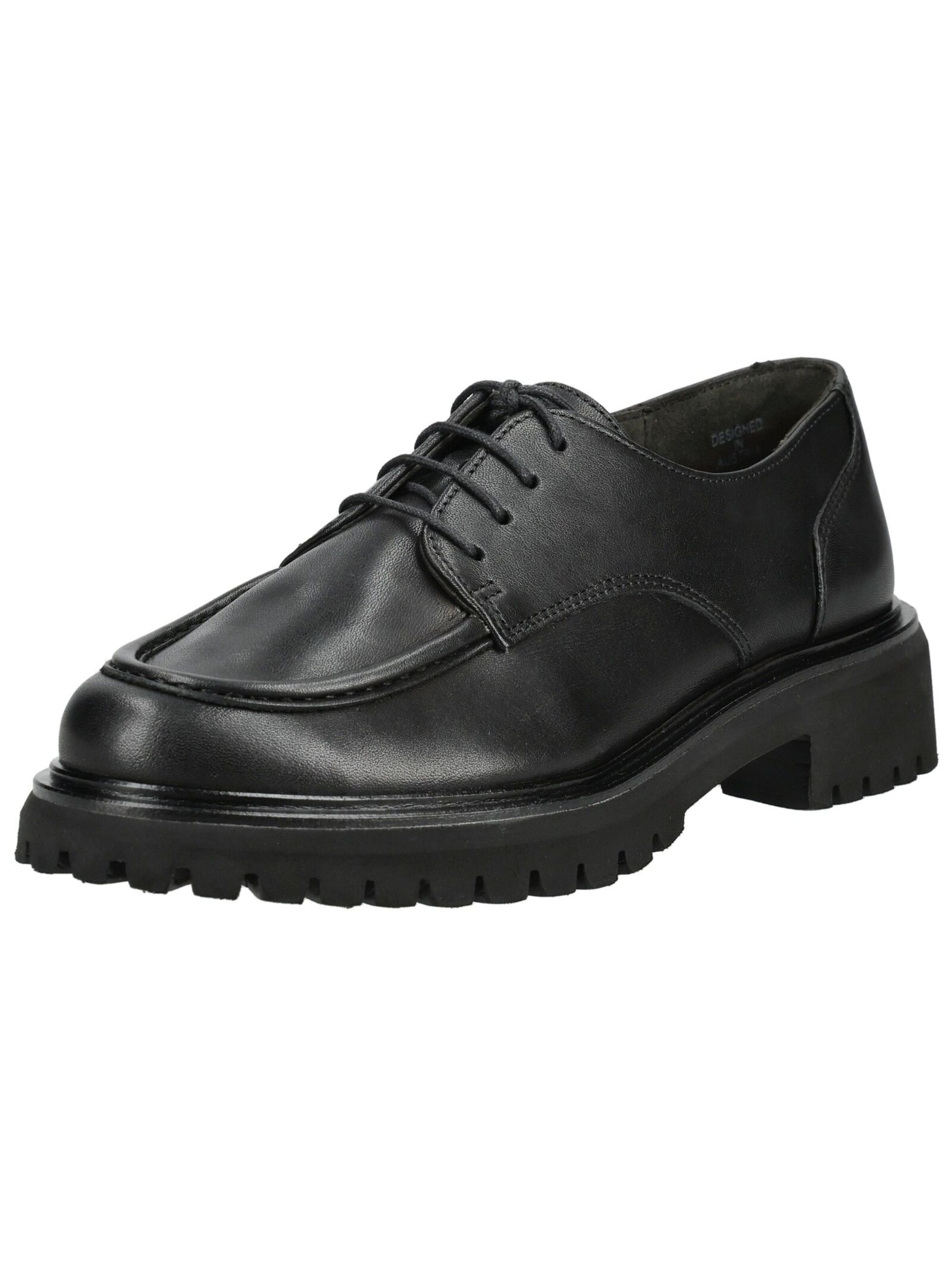 Paul Green Moccasin in Black: front