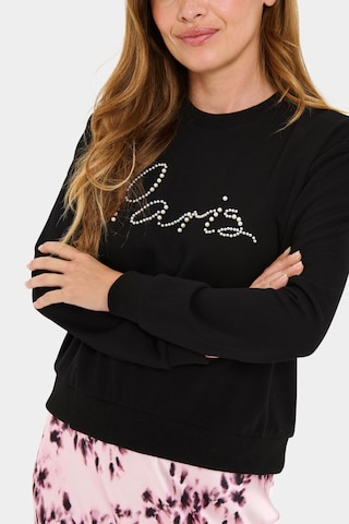 SAINT TROPEZ Sweatshirt 'SZNorris' in Schwarz