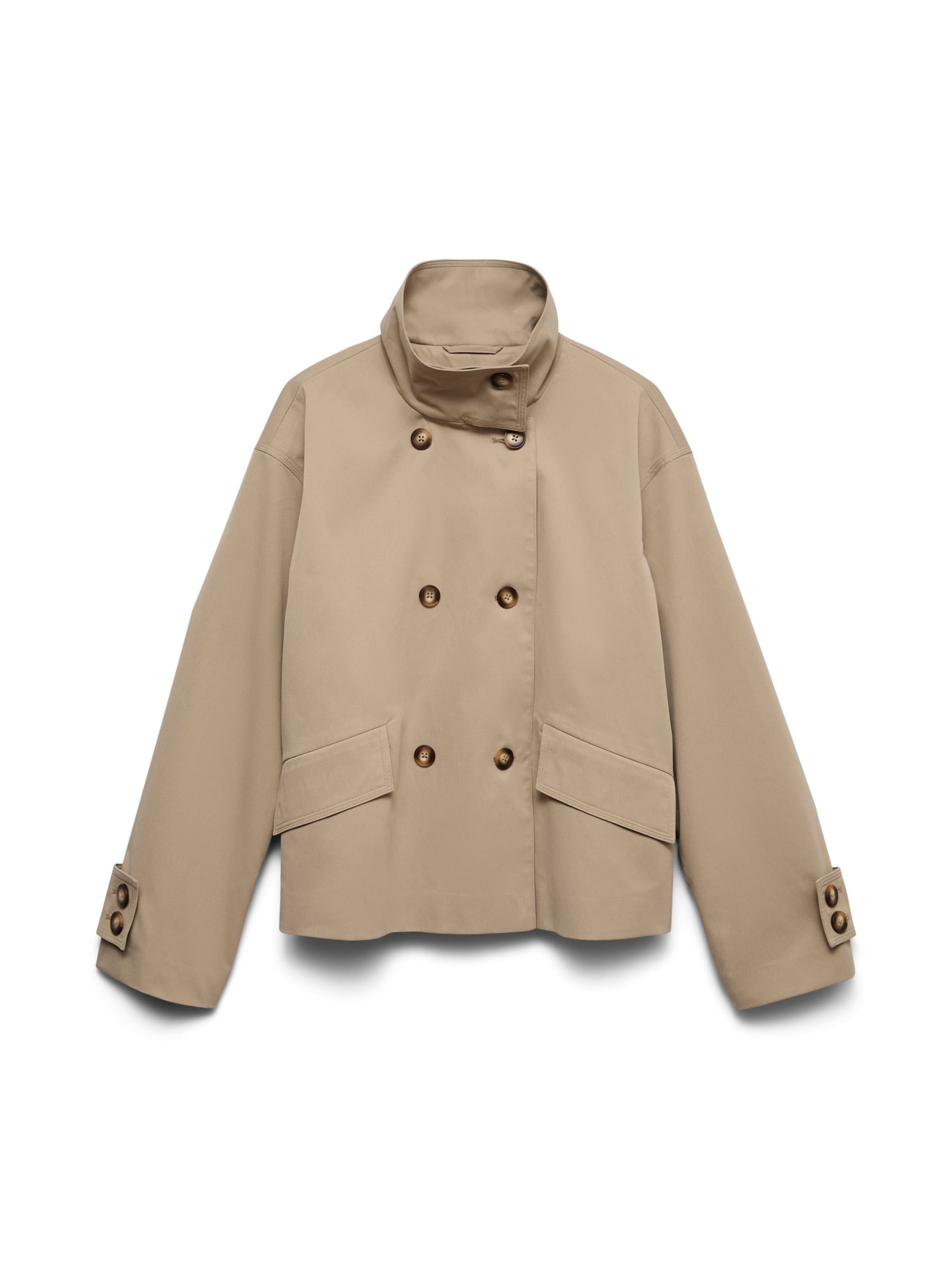 VERO MODA Manteau mi-saison 'VMChelsea' en noisette, Vue avec produit
