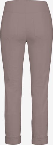 STEHMANN Slimfit Hose 'Igor' in Braun