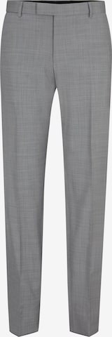 STRELLSON Slim fit Pleated Pants in Grey: front