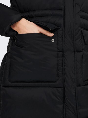 Palton de iarnă 'Puk' de la ONLY pe negru
