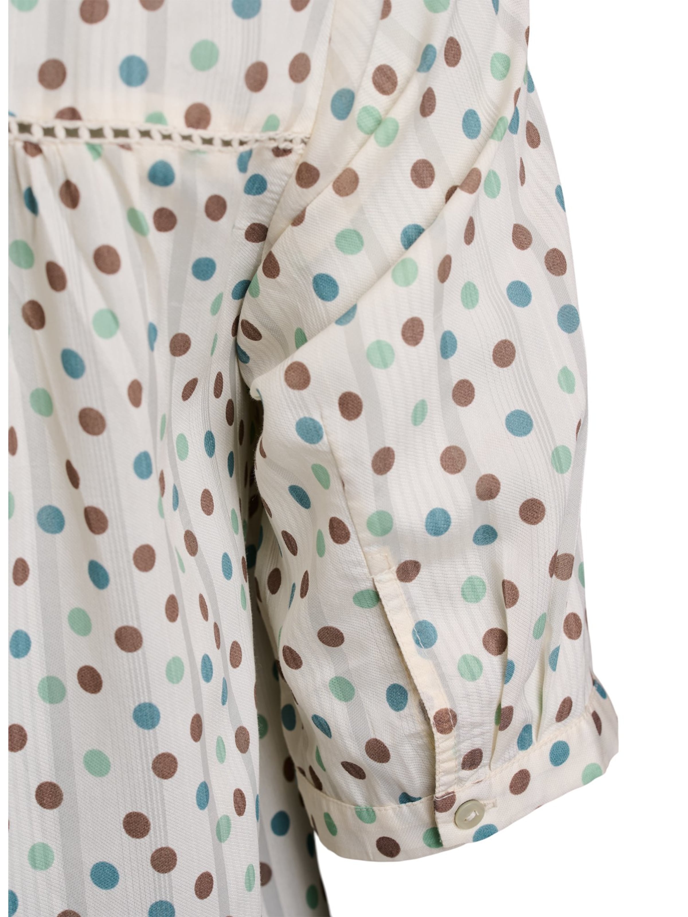 Zizzi Blusekjole 'Mgitte' i hvid