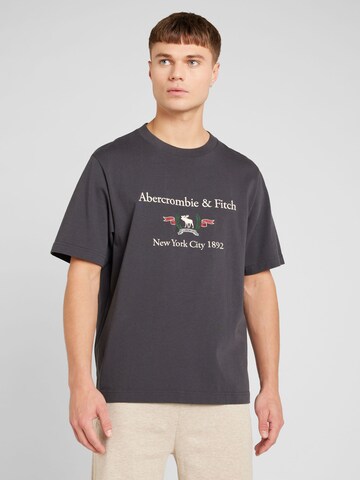 Abercrombie & Fitch Tričko – bílá: přední strana