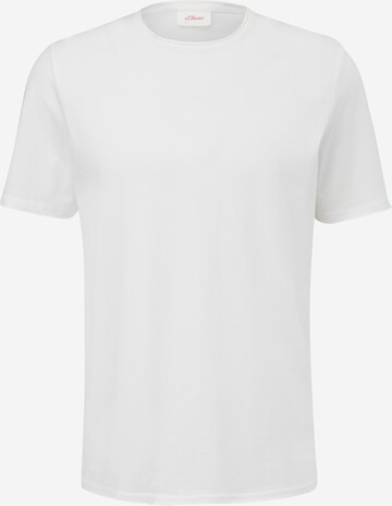 T-Shirt s.Oliver en blanc : devant