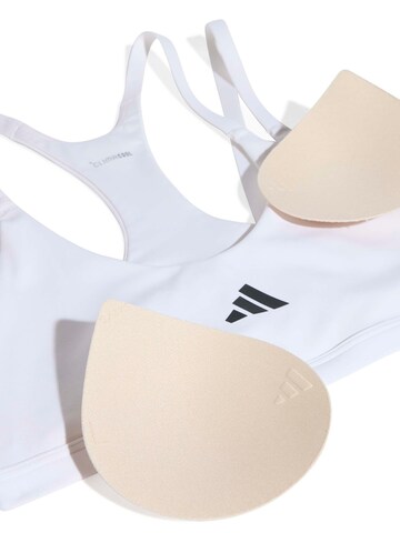 Bustier Soutien-gorge de sport ADIDAS PERFORMANCE en blanc