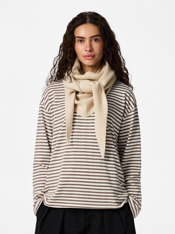 PIECES Sjal 'PCKomma' i hvid: forside