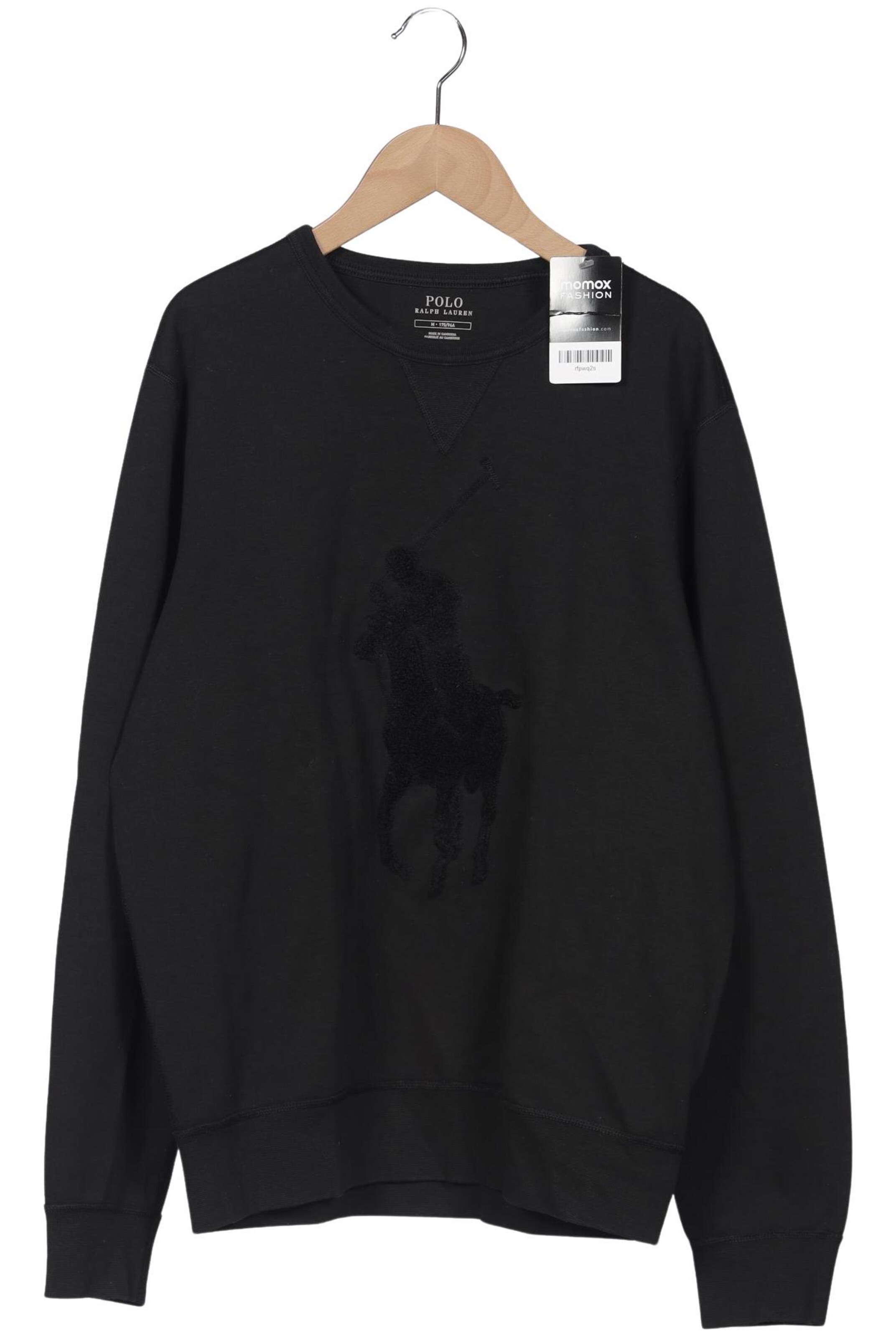 Polo Ralph Lauren Sweatshirt & Zip-Up Hoodie in M in Black: front