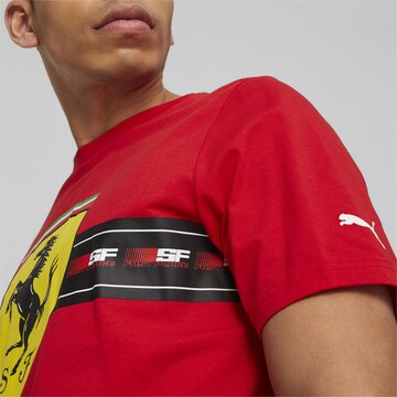 T-Shirt fonctionnel 'Scuderia Ferrari' PUMA en rouge