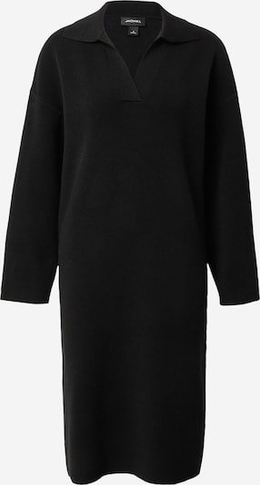 Monki Gebreide jurk in de kleur Zwart, Productweergave