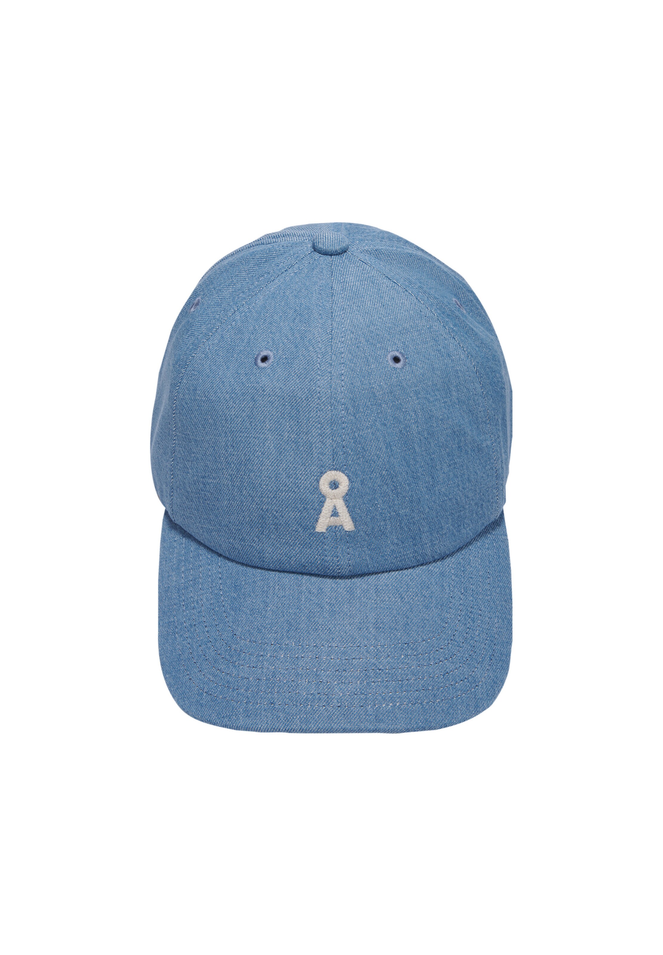 ARMEDANGELS Beanie ' YENAAS DENIM INDIGO ' in Blue: front