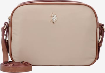 U.S. POLO ASSN. Crossbody Bag 'Houston' in Beige: front