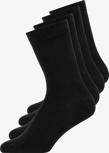 SNOCKS Tennissocken in schwarz, Produktansicht