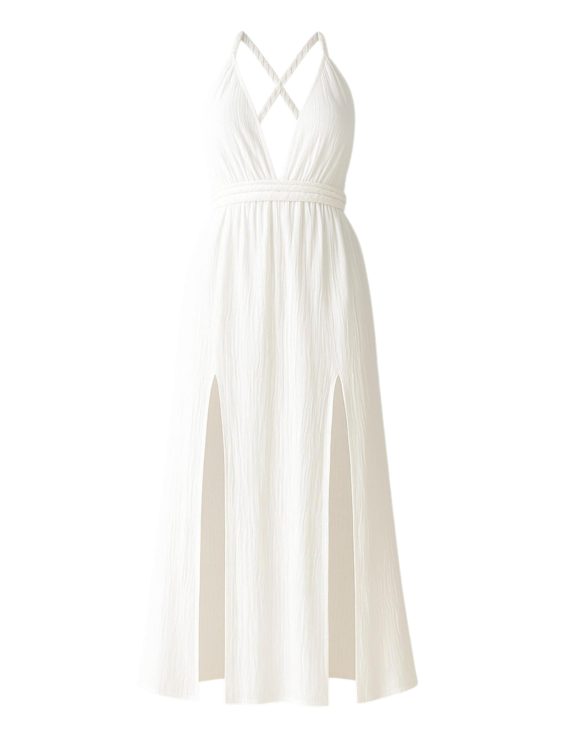WENOR Dress 'AURELA-BOHO' in White: front