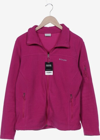 COLUMBIA Sweatshirt & Zip-Up Hoodie in XL in Pink: front