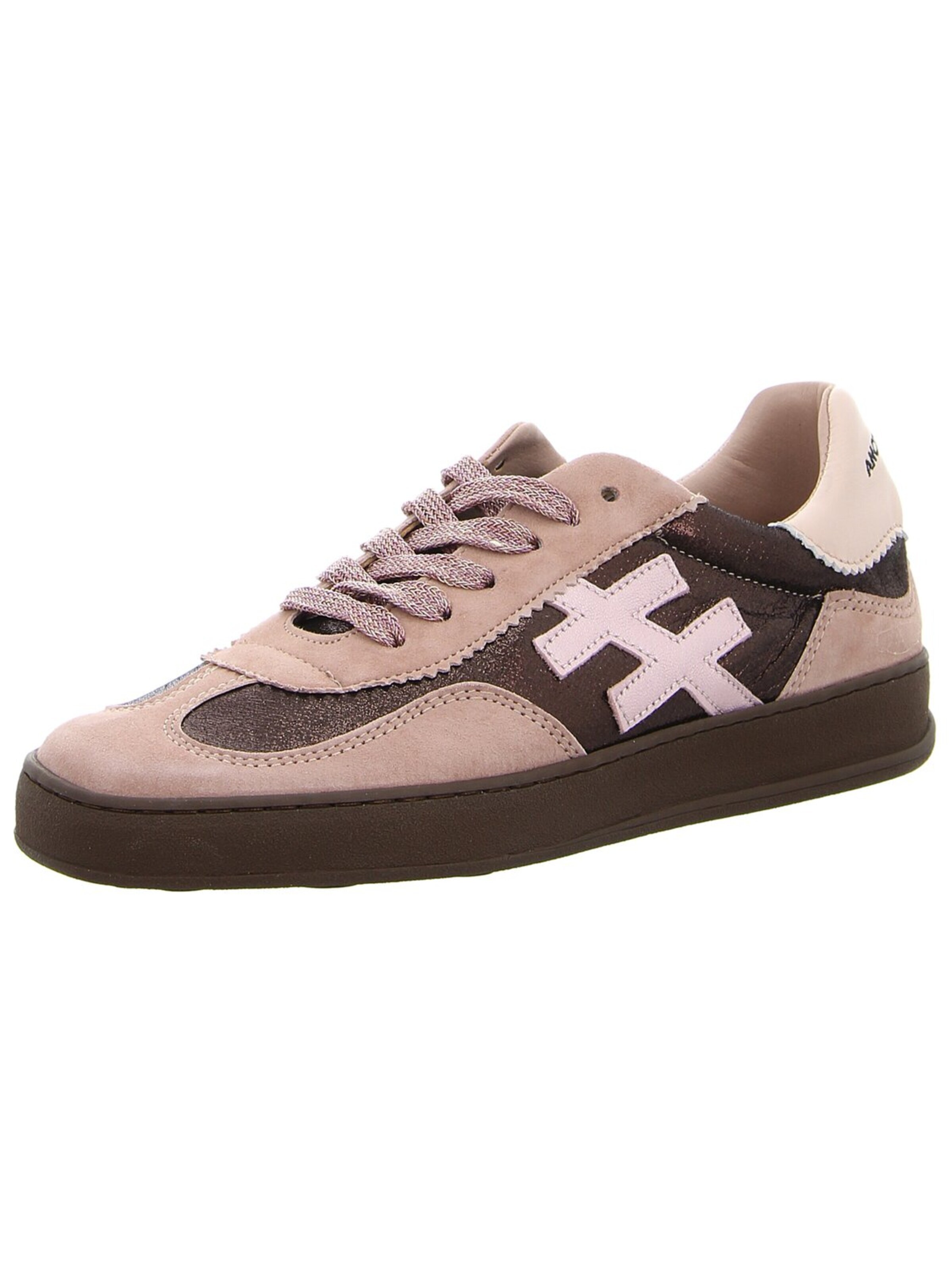 Another Trend Athletic Lace-Up Shoes in Pink: front