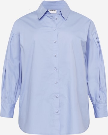 Noisy may Blouse in Blue: front