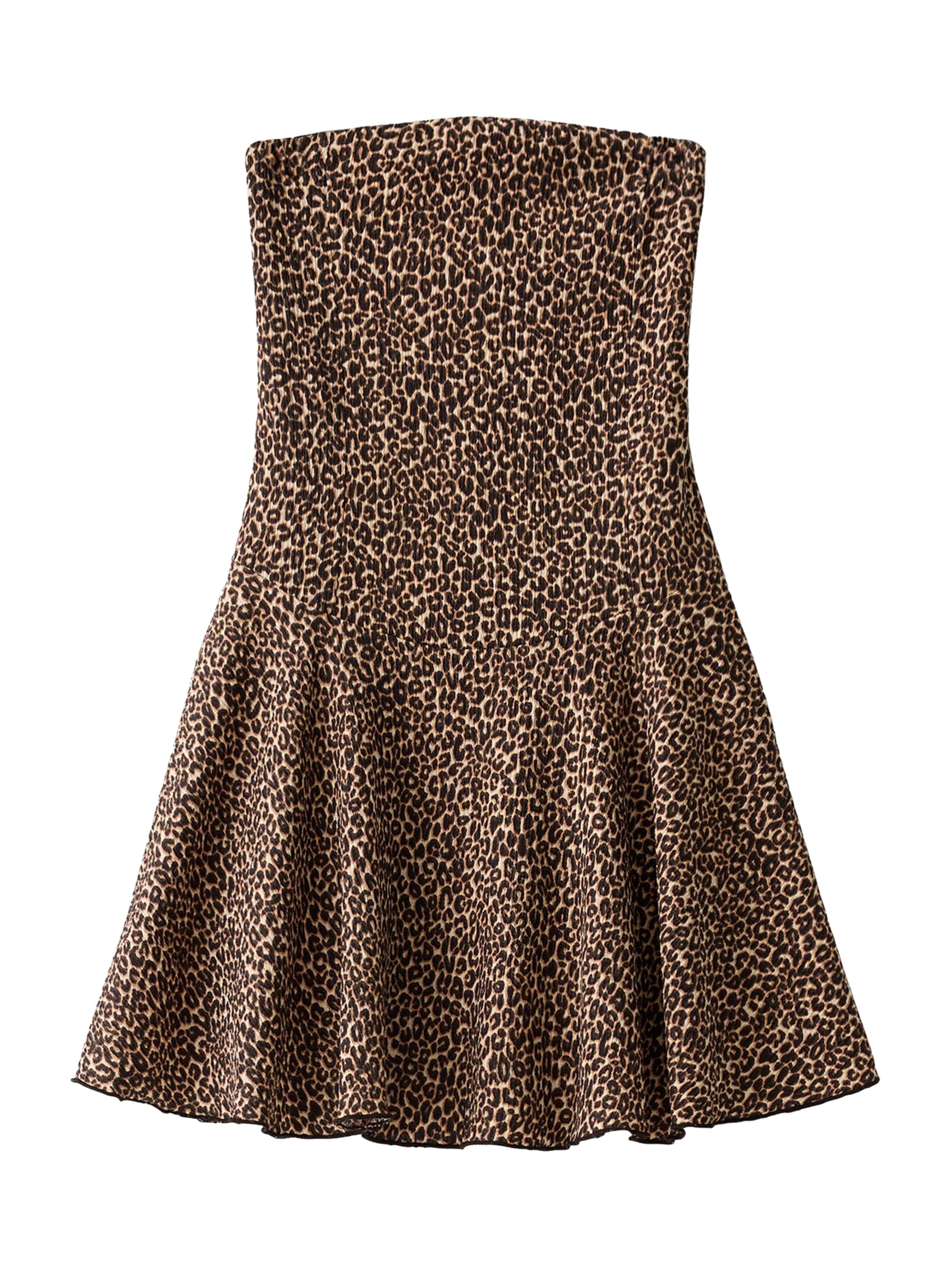 Bershka Kleid in Beige: Vorderseite