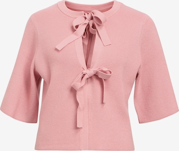 Cardigan 'OBJULLA' OBJECT en rose : devant