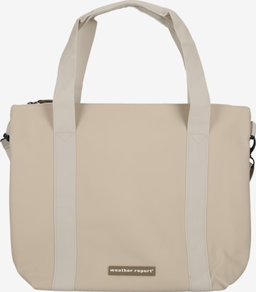 Weather Report Crossbody bag 'Bronze' in Beige: front