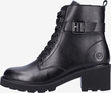 REMONTE - Botines con cordones en negro