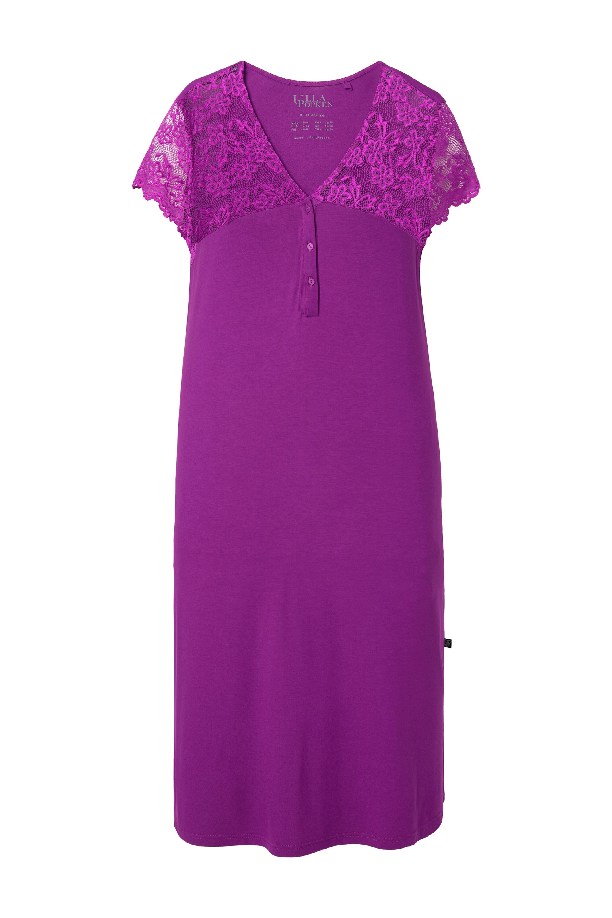 Ulla Popken Nightgown in Purple: front