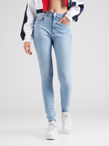 Skinny Jeans 'SYLVIA' di Tommy Jeans in blu: frontale