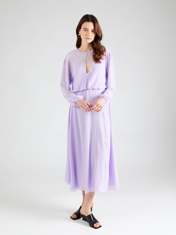 PATRIZIA PEPE - Vestido em roxo: frente