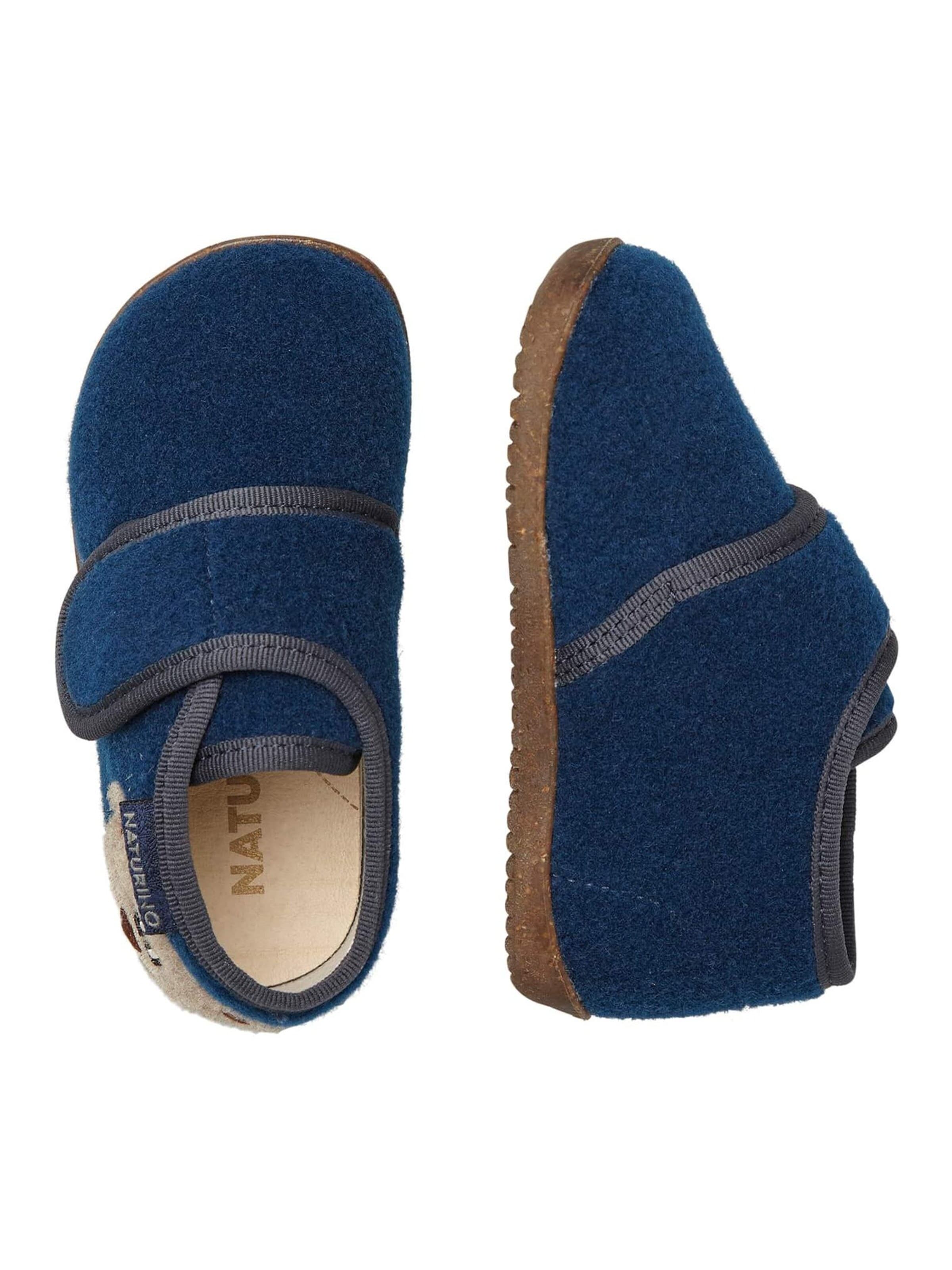 NATURINO Huisschoenen 'CARILLON' in Blauw