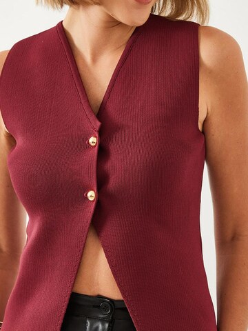 Gilet Bianco Lucci en rouge