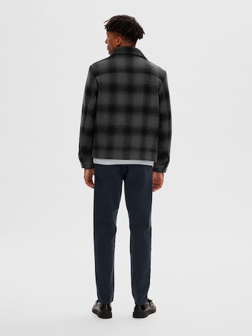 Veste mi-saison 'Filip' SELECTED en marron