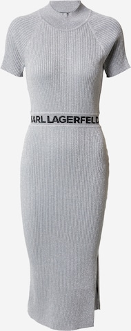Karl Lagerfeld Kleid in Silber: predná strana