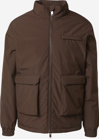 Casual Friday Between-Season Jacket in Brown: front