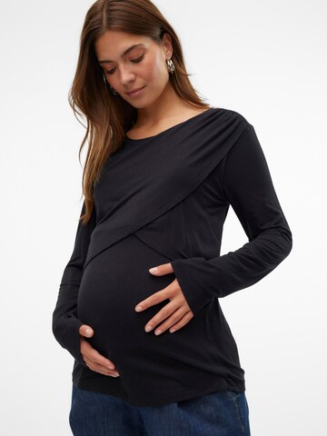 MAMALICIOUS Shirt 'Iris' in Schwarz