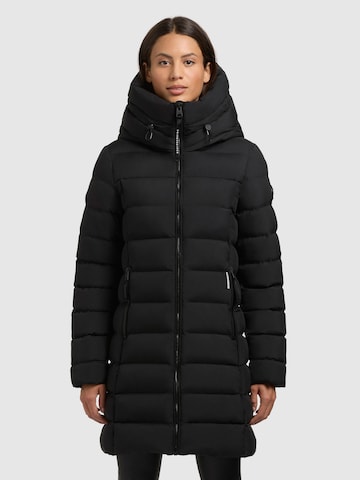 khujo Zimní bunda 'NEKAR' – černá: přední strana