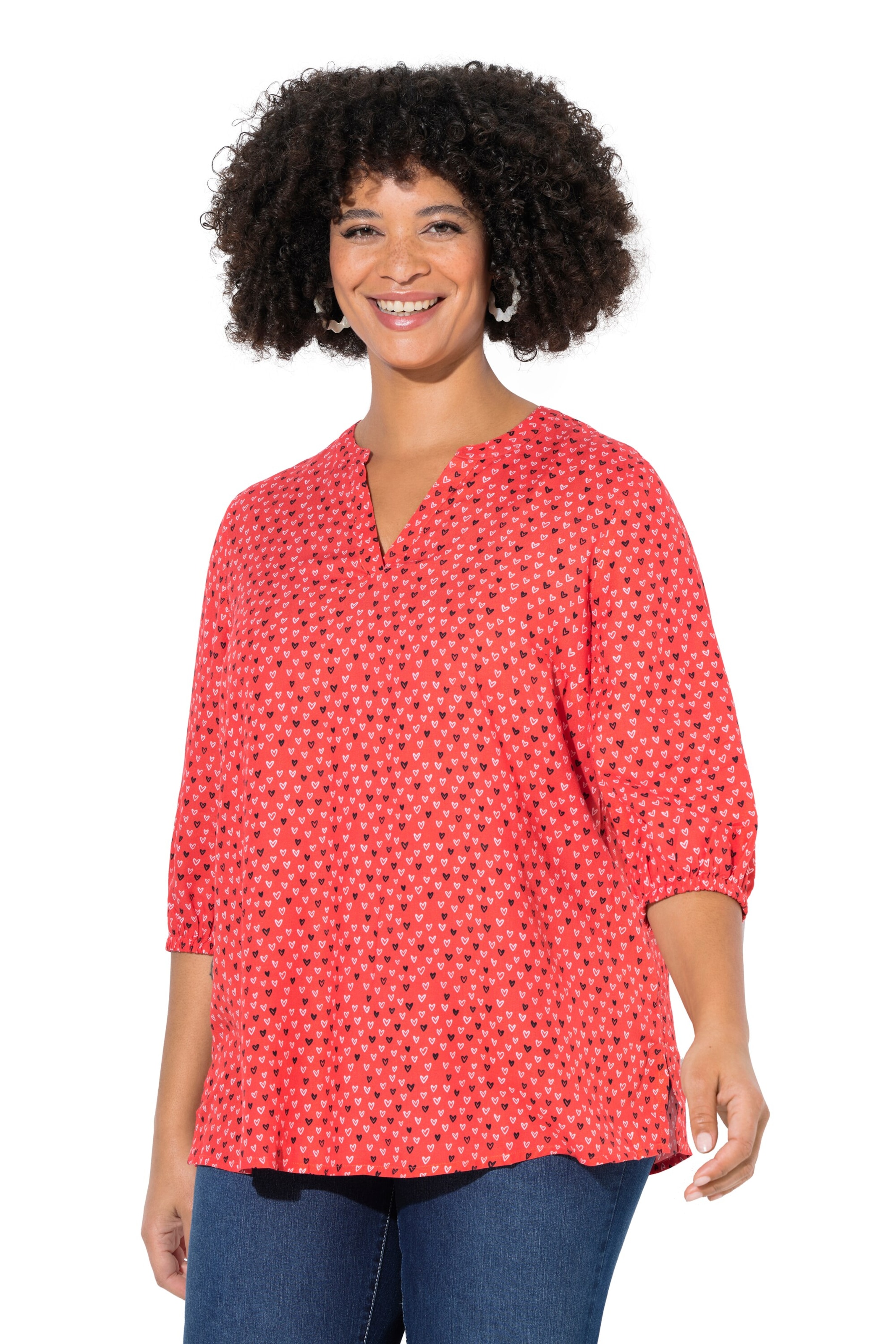 Angel of Style Bluse in Rot: Vorderseite