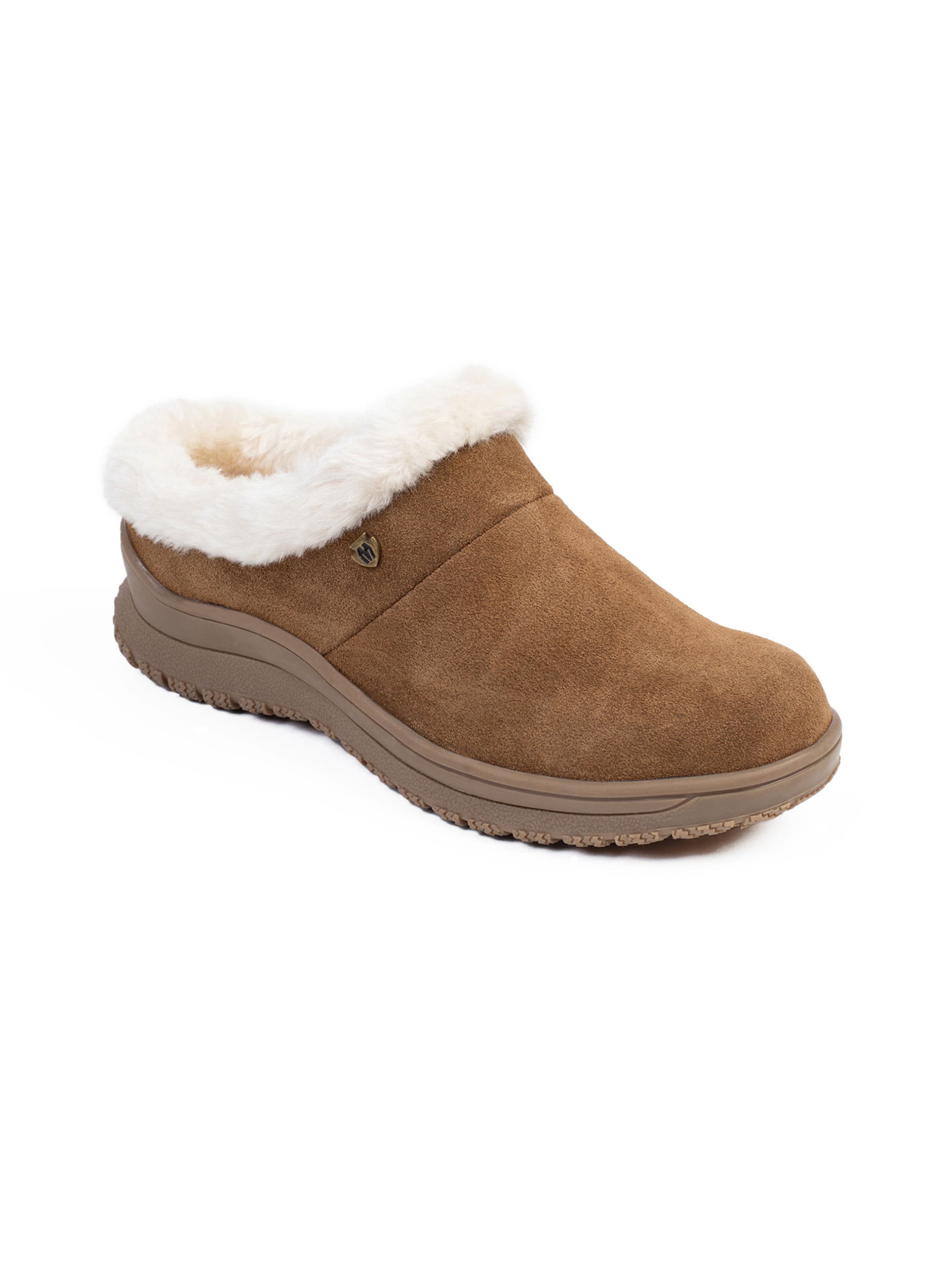 Minnetonka Slipper 'Emerson' i brun