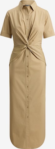 Lauren Ralph Lauren Платье-рубашка в Бежевый: спереди