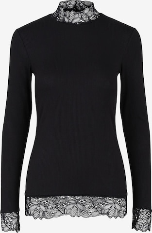 Y.A.S Shirt 'Elle' in Zwart: voorkant