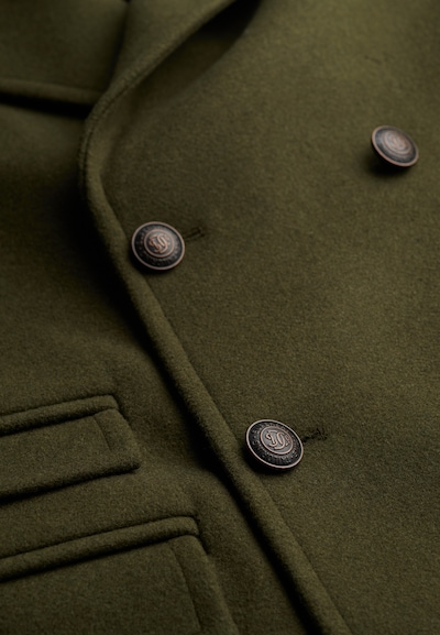 Superdry Tussenjas 'Merchant Store' in de kleur Olijfgroen, Productweergave