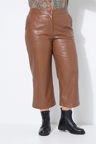 Ulla Popken Wide leg Trousers in Bronze