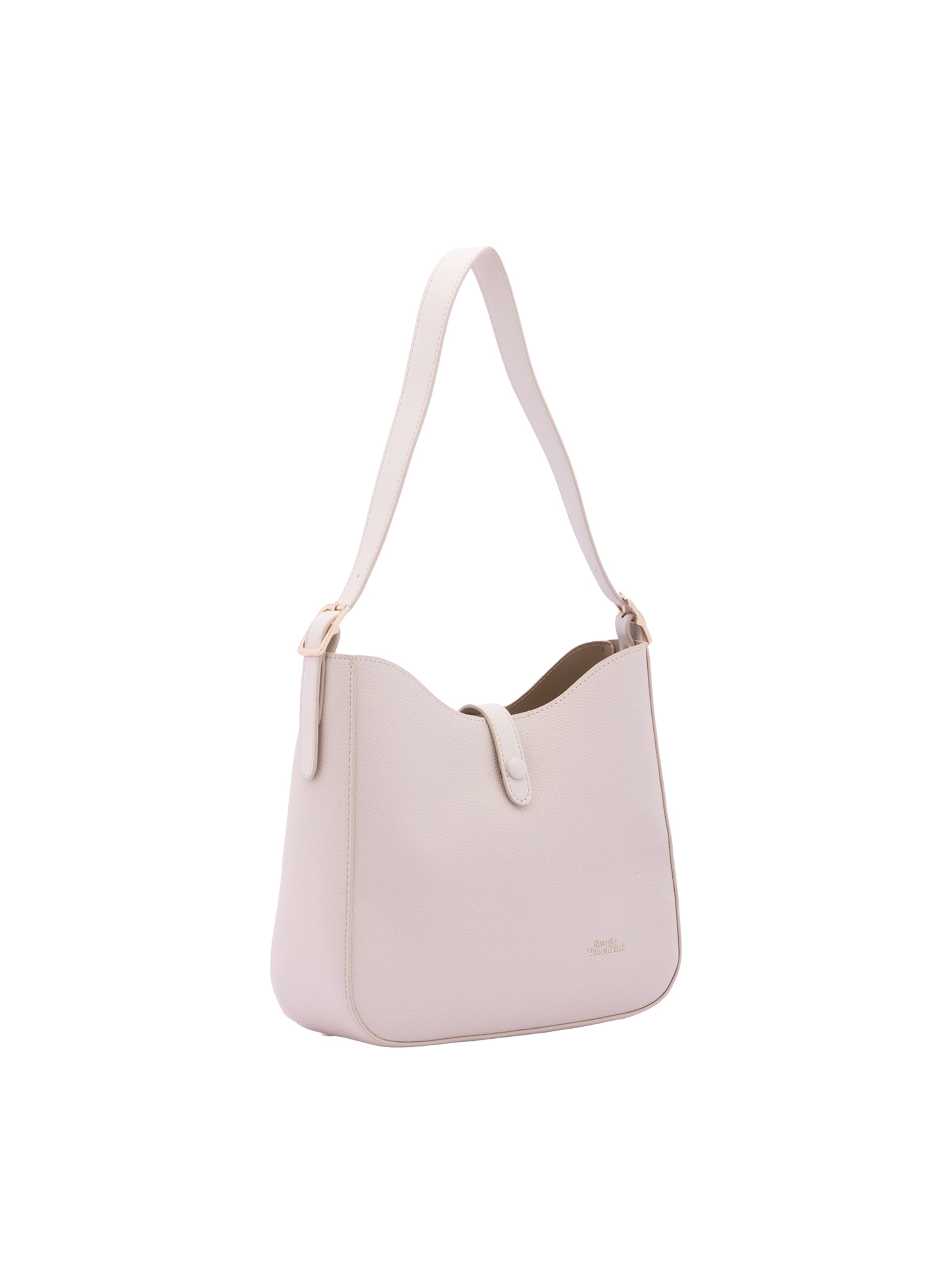 Sac bandoulière Sergio Valentini en beige : devant