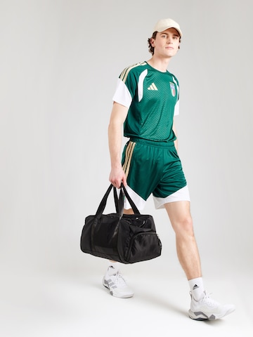 ADIDAS PERFORMANCE Regular Workout Pants 'FIGC TR SHO' in Green