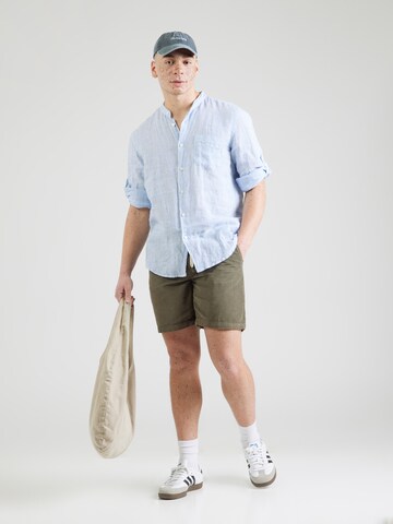 Lindbergh Normální Chino kalhoty – zelená