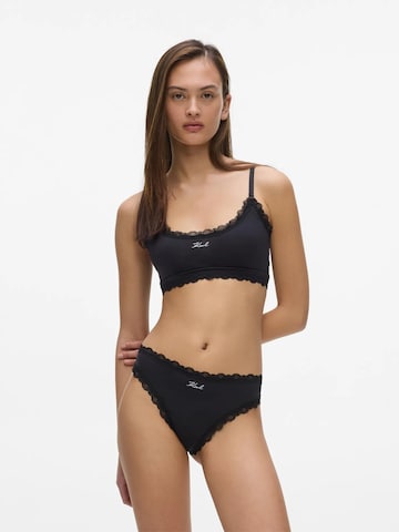 Karl Lagerfeld String bugyik - fekete: elől